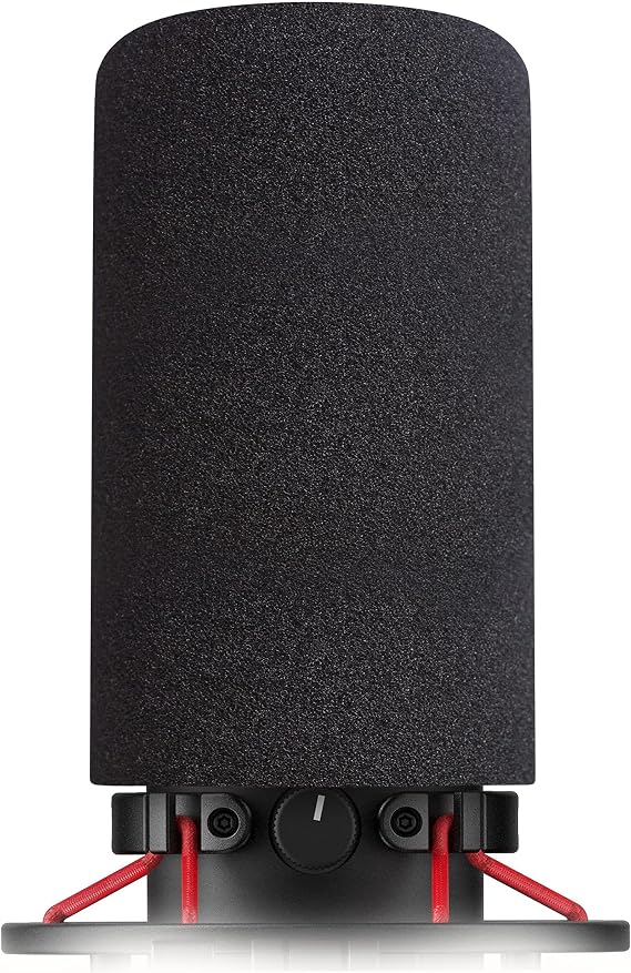 Foam Windscreen for HyperX QuadCast S - Microphone Pop Filter for Hyper X Quad Cast USB Mic - Pop Guard Mic Cover Filters Recording Vibrations and White Noises