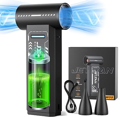 Compressed Air Duster, 3-in-1 Aluminum Alloy Electric Air DusterBlowerPump, 4 Speeds Jet Dry Blower, 55ms 140000RPM Mini Air Blower for PC, Keyboard, Car Cleaning