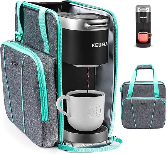 BAGSPRITE Travel Coffee Maker Bag for Keurig K-Mini & K-Mini Plus