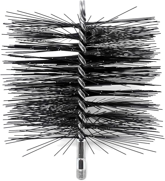 Midwest Hearth Square Wire Chimney Cleaning Brush (6-Inch Square) Made in USA