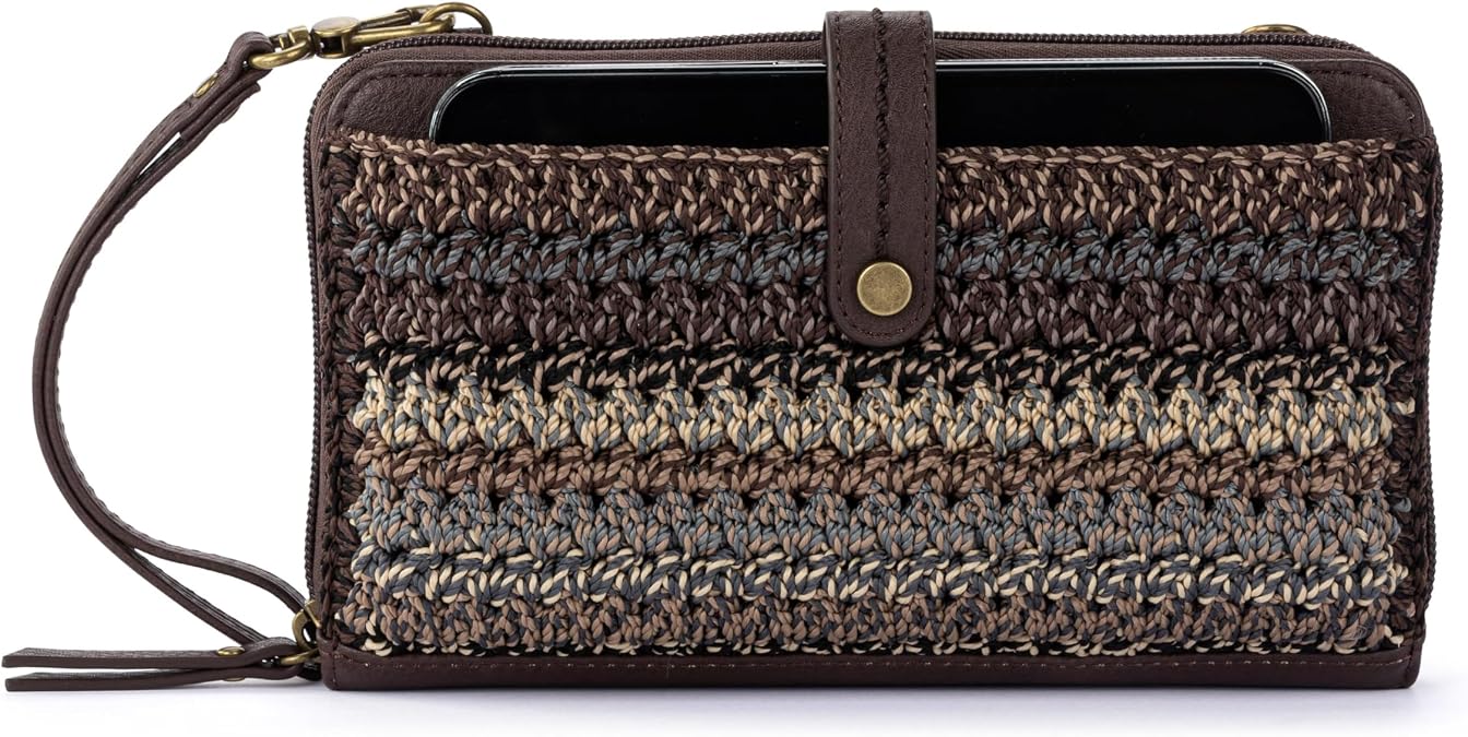 The Sak Iris Smartphone Crossbody Purse - Small Women's Cellphone Bag & Wallet For Everyday- Convertible Wristlet With Zipper