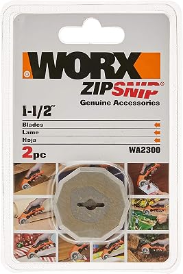 WORX WA2300 ZipSnip Replacement Blades for RC2600K,RC2601, RC2602, WX080L, WX081L 2 Pack