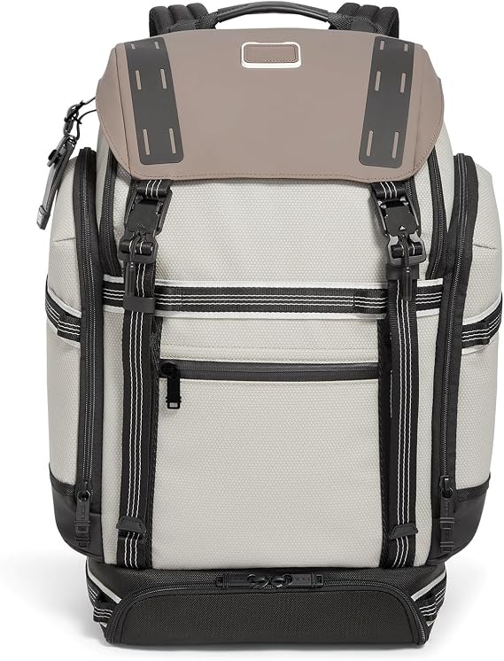 Tumi Mens Expedition Flap Backpack Chalk One Size