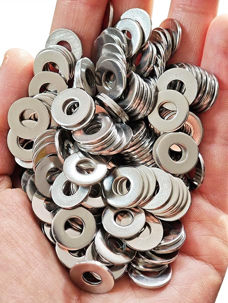 M5 Stainless Flat Washer,18-8 (304) Stainless Steel Flat Washers-100pcs