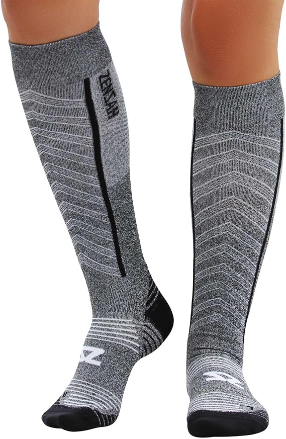 Zensah Featherweight Compression Socks for Women & Men