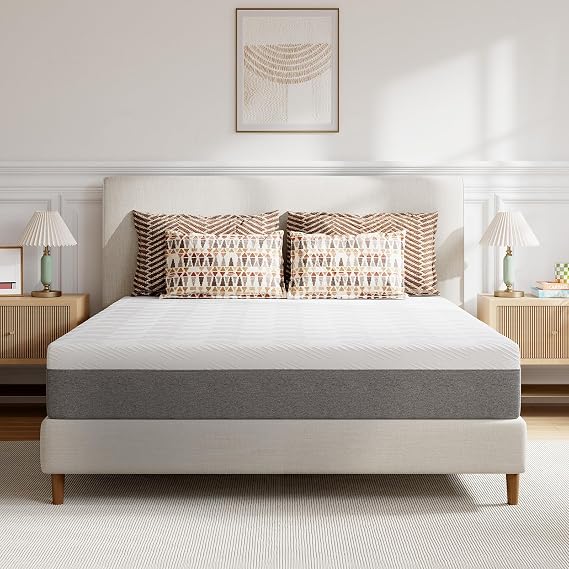 Novilla Queen Size Mattress, 10 Inch Memory Foam Mattress Queen in a Box | Comfort Foam for Contour Support & Motion Isolation & Edge Support, CertiPUR-US Certified