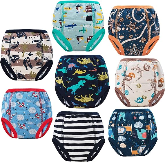 MooMoo Baby Potty Training Pants Cotton Training Underwear for Boy and Girl