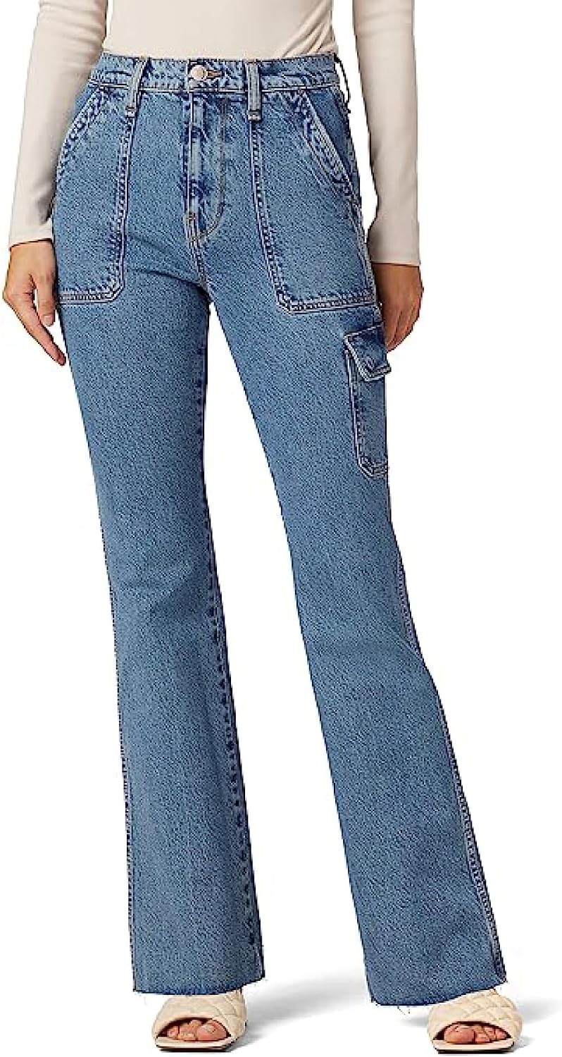 HUDSON Womens Utility Faye Ultra High Rise Bootcut Jean