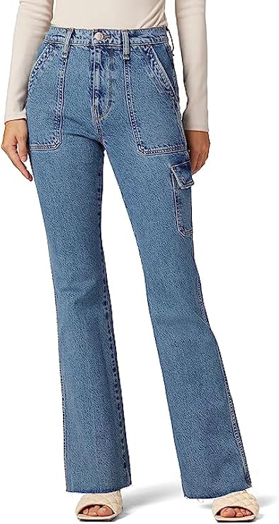 HUDSON Women's Utility Faye Ultra High Rise Bootcut Jean