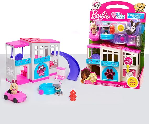 Barbie Pet Dreamhouse 2-Sided Playset