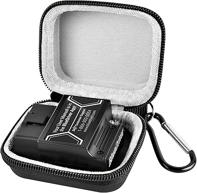 Car and Auto Mini Carry Case Compatible with BlueDriver Bluetooth Pro OBDII OBD2 Scan Tool Monitor for iPhone & Android Inner Grey -Bag Only