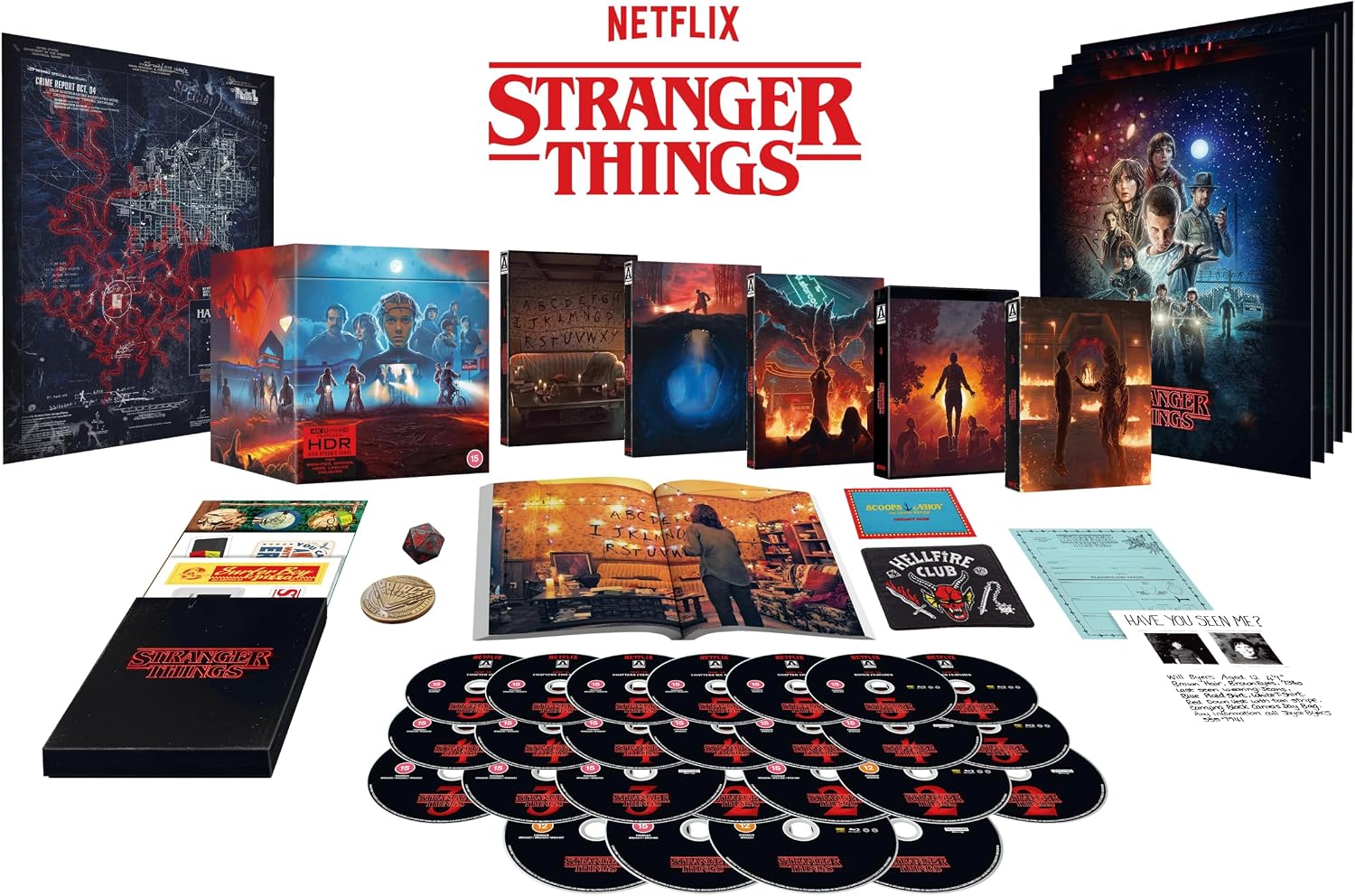 Stranger Things: The Complete Series | Deluxe Edition 4K UHD [Blu-ray] [Region Free]
