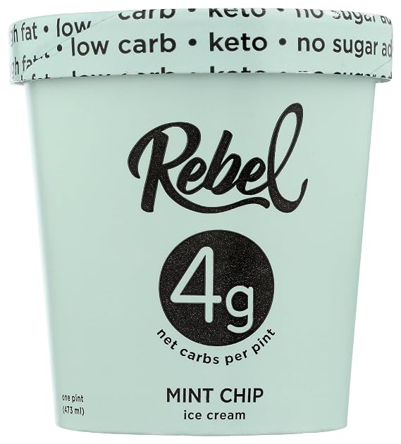 Rebel, Ice Cream Mint Chip, 16 Ounce