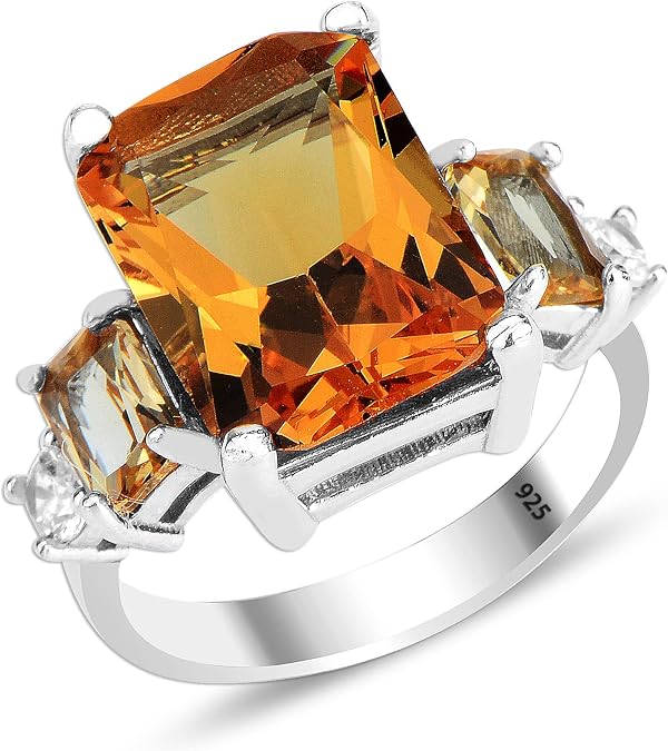 Three Stone Zultanite Silver Ring, Color Change Stone, 925 Sterling Silver Ring For Women, Turkish Diaspore