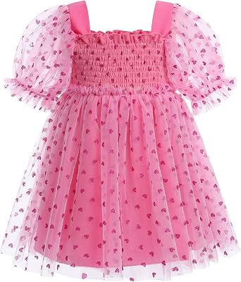 Baby Girls Tutu Dress Sparkle Sequin Heart Princess Birthday Pageant Wedding Party Dresses Ruffle Tulle Gown Outfits