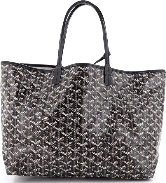 Pre-Loved Saint Louis Tote Coated Canvas PM, Black