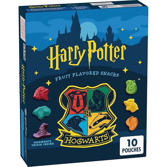 Harry Potter Fruit Flavored Snacks, Gluten Free, 8 oz, 10 Pouches