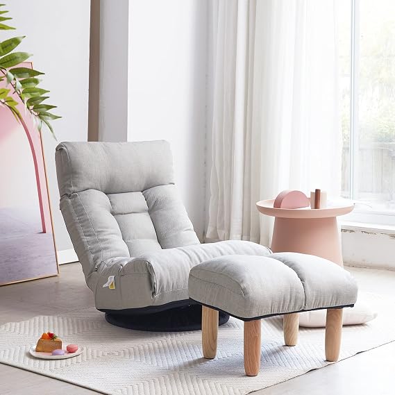 Single Sofa Reclining Chair Japanese Chair Lazy Sofa Tatami Balcony Reclining Chair Leisure Sofa Adjustable Chair