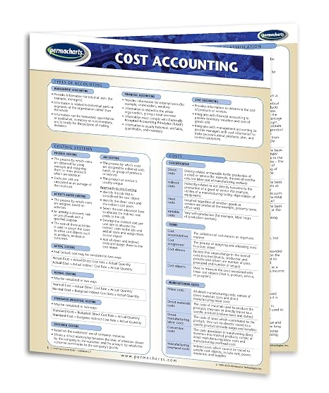 Cost Accounting Guide - Financial Quick Reference Guide by Permacharts