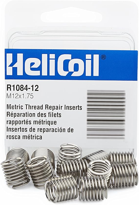 Helicoil Insert, 304SS, M12x1.75, PK6