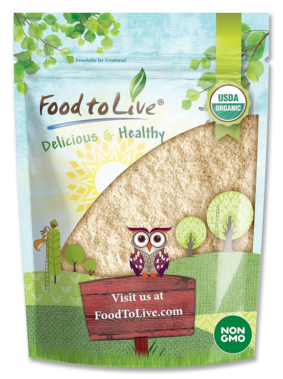Food to Live Organic Green Pea Flour, 12 Ounces Non-GMO, Finely Ground, Pure, Raw, Keto, Nutritious Vegan Powder in Bulk. Good Source of Protein & Fiber. Great for Baking, Pizza and Home-Made Pasta