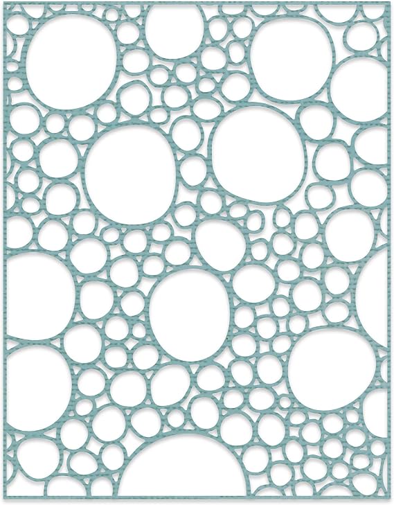 Sizzix Thinlits Die 665211 Bubbling by Tim Holtz One Size