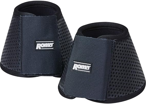 Roma Air Flow Shock Absorber Bell Boots, Black, Pony