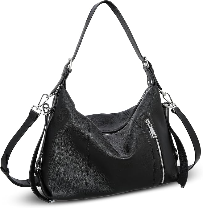 HESHE Leather Purses and Handbags for Women Tote Shoulder Bag Hobo Bags