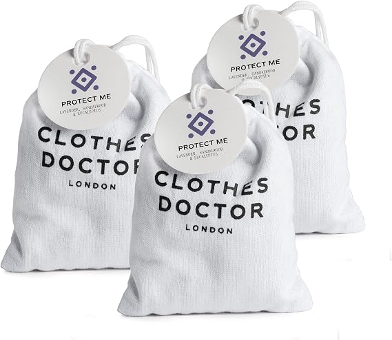 Clothes Doctor Natural Moth Repellent Scent Bags | Fill your wardrobe with fragrance | Clothes Storage | Chemical Free | Hated by Moths - Lasts for 3 Months