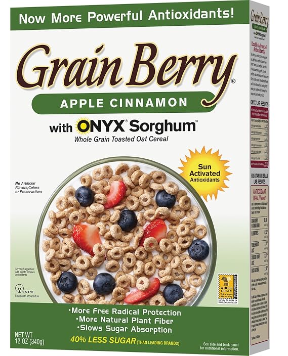Grain Berry Apple Cinnamon Cereal, 12 Ounce
