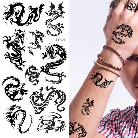 Supperb Temporary Tattoos - Small Dragons (Small Dragons)