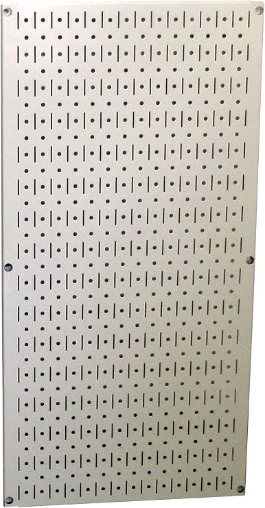 Wall Control Pegboard 32in x 16in Beige Metal Pegboard Tool Board Panel