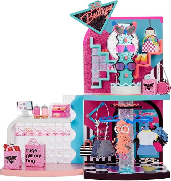 L.O.L. Surprise! OMG Mall of Surprises - Playset with 50+ Surprises - Playhouse with 2 Floors Movable Elements & Café - For Children from 4 Years