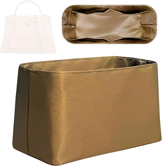 Purse Organizer Insert Fit for Hermes Kelly 35 Nylon Inner Liner Bag