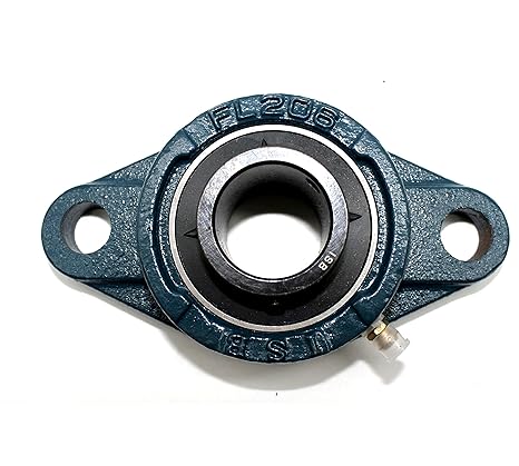 DOJA Barcelona Flange Bearing UCFL 206 | Pillow Block Bearing UCFL Housing with Ball Bearings for 30mm Shaft | Precision Steel Block Flange Mounted UCFL for Industrial and General Applications
