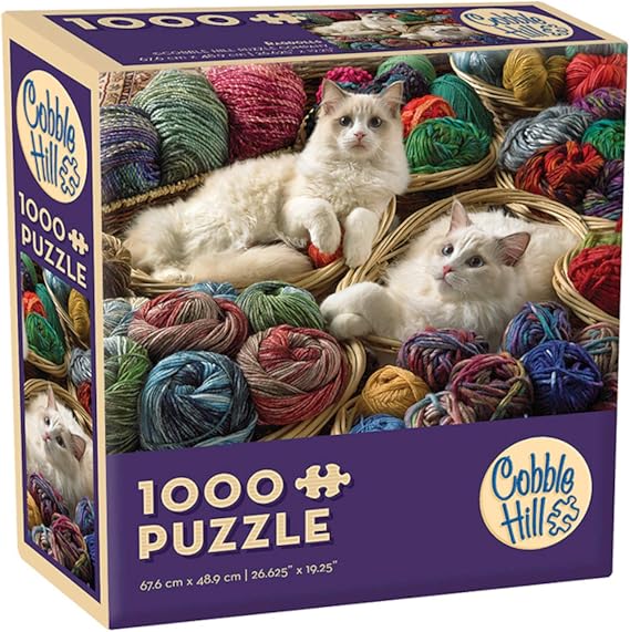 Cobblehill 57155 MO 1000 Ragdolls Puzzle, Various