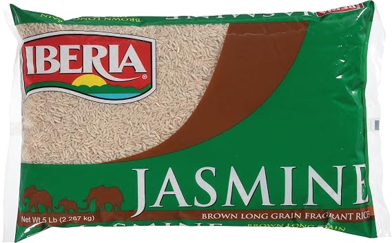 Iberia Brown Jasmine Rice, 5 Lbs.
