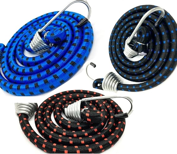 Luggage Tension Tire Luggage Arranger with Vehicle Hook Flexible Tension Tire Car Tow Tire (3 Pieces)