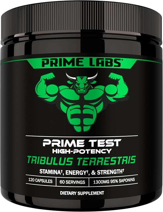 Prime Labs Tribulus Terrestris for Men, 1300 Mg, 95% Saponins