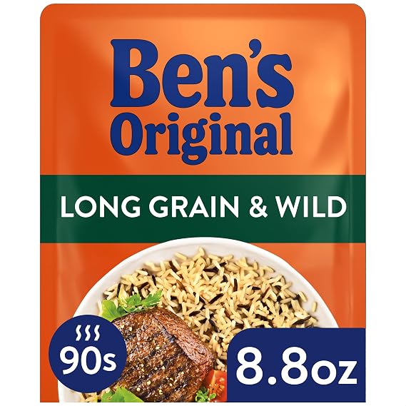 BEN'S ORIGINAL Ready Rice Pouch Long Grain & Wild Rice, 8.8 oz.