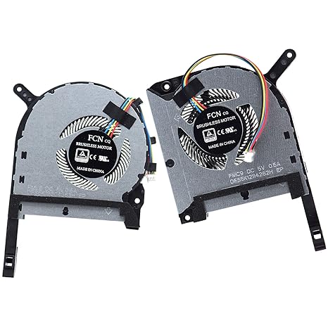 Deal4GO CPU & Graphics GPU Cooling Fan Replacement for ASUS FX506 FX505 FX566 FX706 FA506 FA706 FX705 FX506LH-AS51 FX505DT-AH51 FX566LH-HN257T