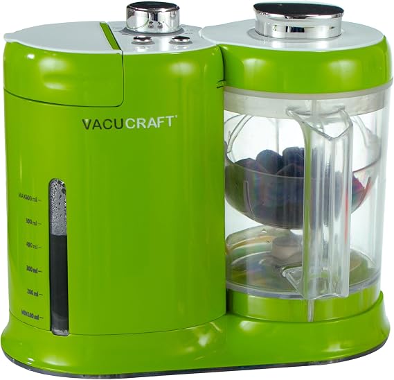 4-in-1 Baby Maker, Processor to Steam, Puree, Blend Homemade Food, Green