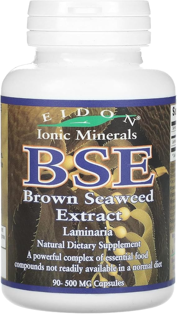 Eidon Ionic Minerals BSE Brown Seaweed Extract Supplement - 90 Capsules