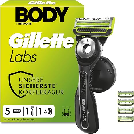 Gillette Labs Body & Intimate Razor Body and Intimate Area Black