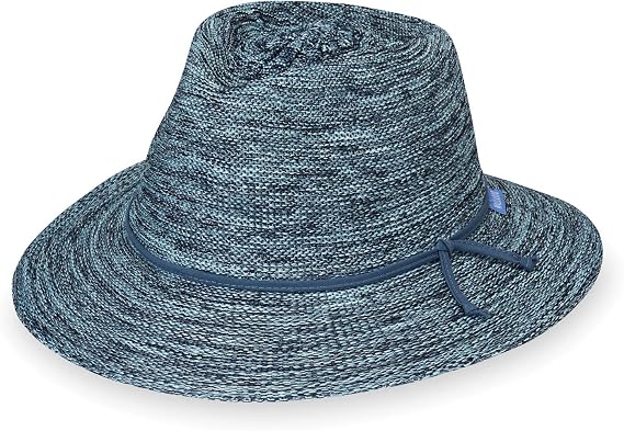 Wallaroo Hat Company Women's Victoria Fedora UPF 50+ UV Protection, Wide Brim, Packable & Adjustable Sun Hat