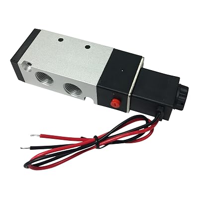 HFX 3 - Way Connection Type Solenoid Valve 38 with AC Flying Lead for Actuator, Single Acting Cylinder, Pneumatic Air Powered Tool 12 Volt