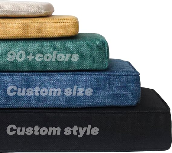 Custom Bench Cushions - Choose Your Firmness (Soft/Medium/Firm), 90+ Waterproof & Scratch-Resistant Fabric Options, 6 Stylish Designs for Indoor/Outdoor Furniture