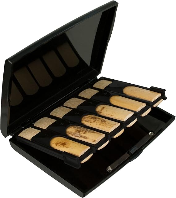 Protec Bb Clarinet Reed Case for 12 Reeds (Opaque Black), Model A250