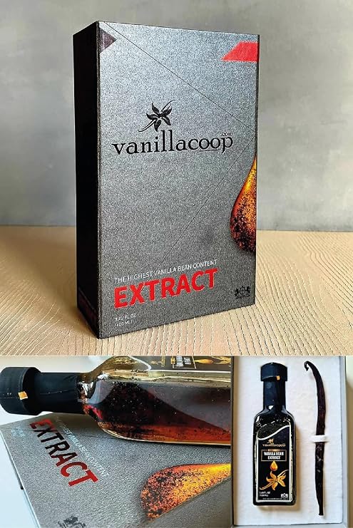 Vanillacoop vanilla stick extract 100 ml (100 ml - 130 gr) 2-stick vanilla stick gift