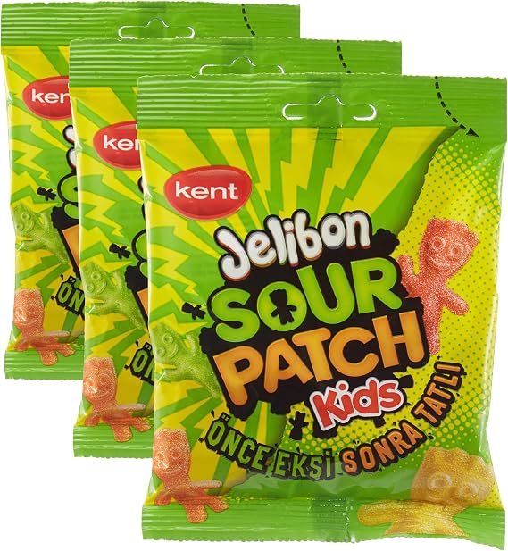 Jelibon Sour Patch Kids 80 gr (3 paketi)